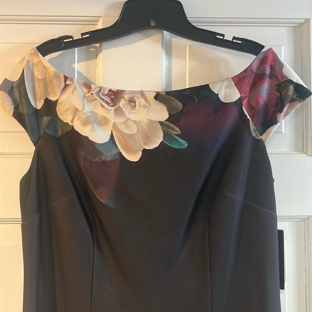 Off the shoulder dress, knee length
